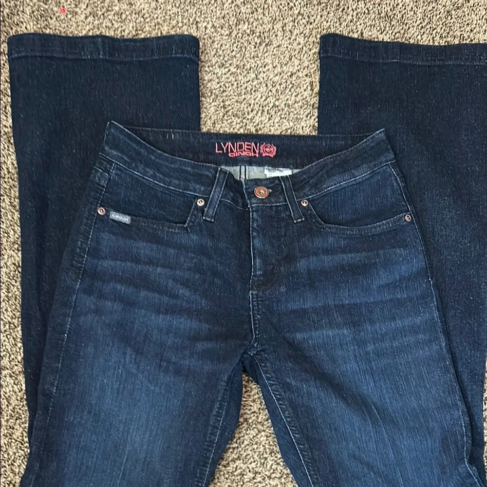 Cinch Flare Wide Leg Jeans - Picture 1 of 4